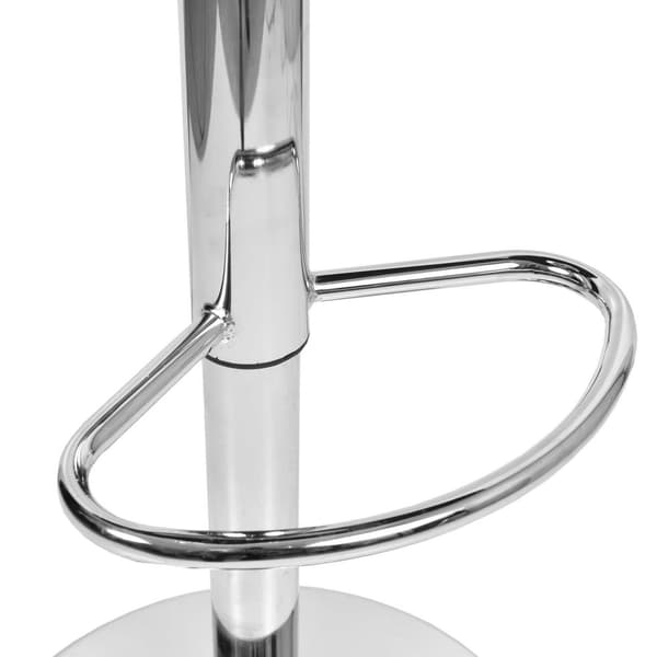 Barstol, vit, justerbar höjd, 360° vridbar