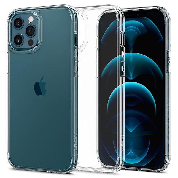 Spigen Ultra Hybrid Cover til iPhone 12/12 Pro - Gennemsigtig