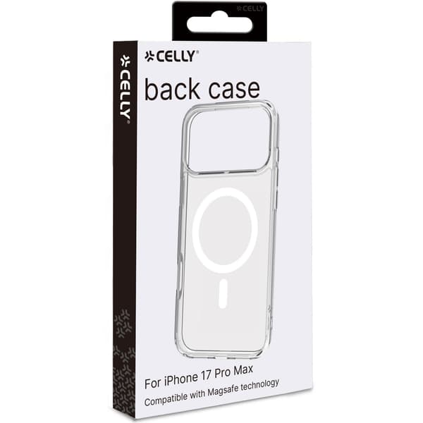 MagSafe-kompatibelt TPU-cover til iPhone 17 Pro Max, klart