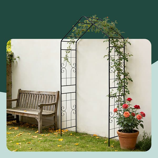 Metal Havebue Espalier til Klatreplanter