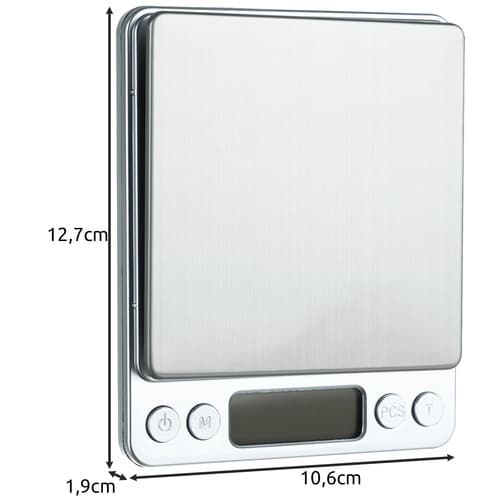 Præcisionskøkkenvægt 500g 0,01g LCD-display