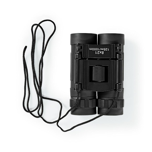 Binocular | Förstoring: 8 x | Objektivlinsdiameter: 21 mm | Synfält: 128 m | Resväska ingår | Svart