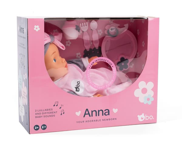 Bo. Interaktiivinen vauvanukke Anna, 42 cm