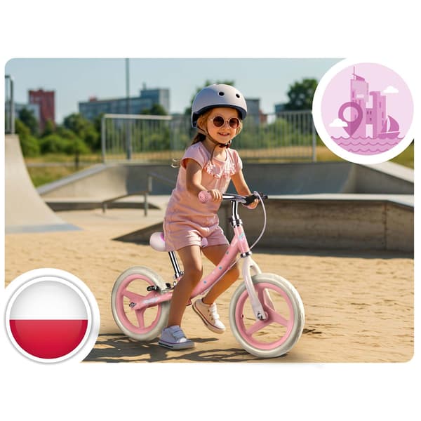 Balancecykel til børn – Letvægts, justerbart sæde