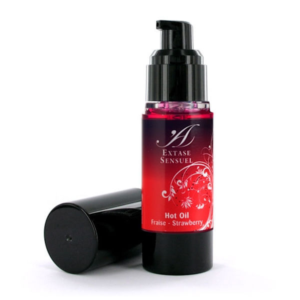 Extase Sensual - Jordbær varmestimulerende olie 30 Ml