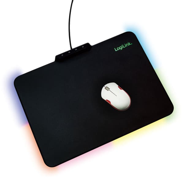 RGB Gaming Musemåtte, 360x270mm, Skridsikker Base