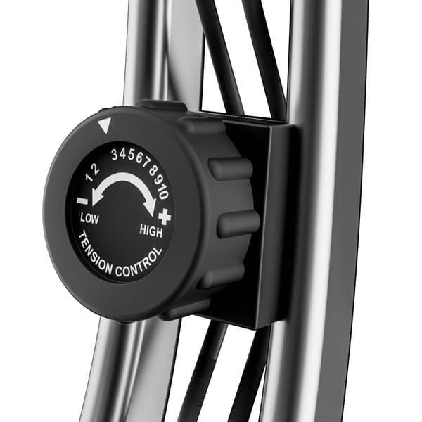 Motionscykel med pulssensor, justerbart sæde, 10 modstandsniveauer