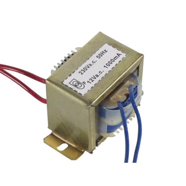 Open-Frame Transformer 12 Va 1 X 12 V~ 1000 Ma Maks.