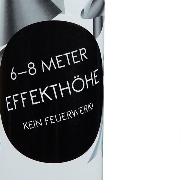 Konfettikanon 80 cm silver