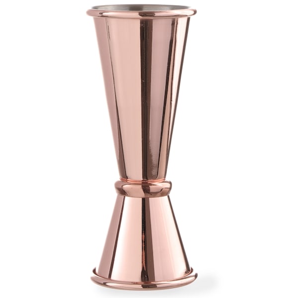 Bartendermålebæger til drinks, dobbeltsidet, kobber, 25ml 50ml Hendi 593332