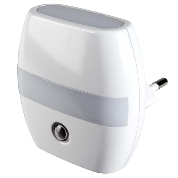 Automatisk LED-natlampe med sensor, varm gul glød