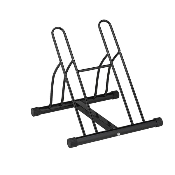 Sort cykelstativ til 2 cykler