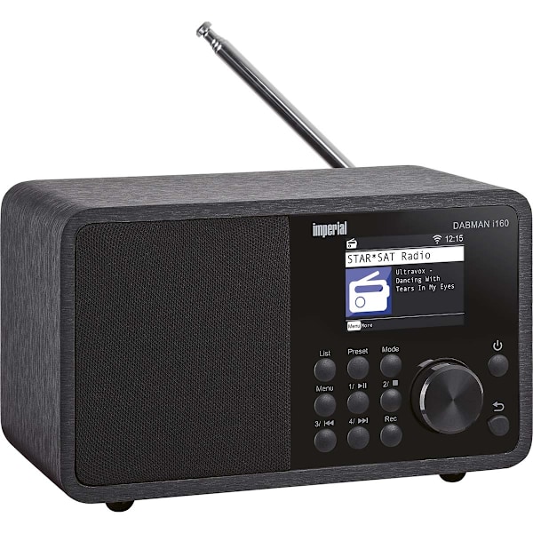 DABMAN i160 DAB+ och Internetradio Svart