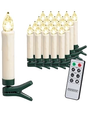 LED-julgransljus, 20 st, fjärrkontroll