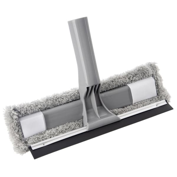 Vindusmoppe med gummiskraber 2i1 CLEAN SYSTEM