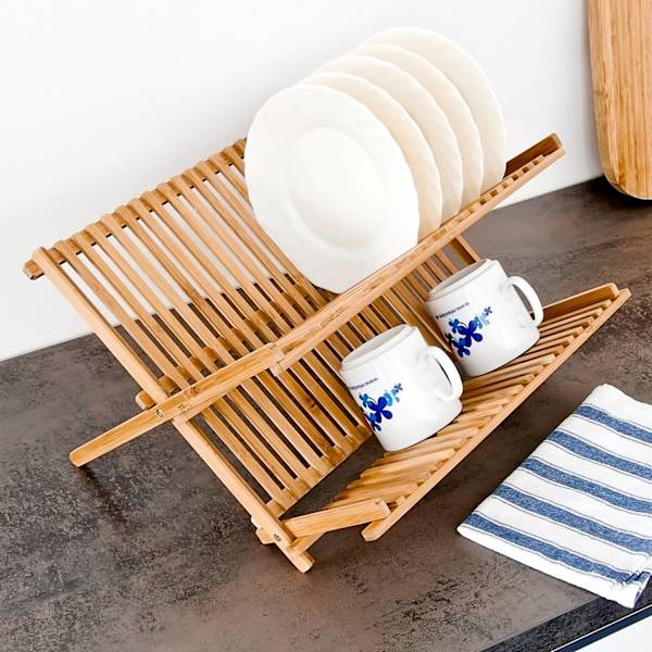 Diskställ CROSS bambu 42 cm