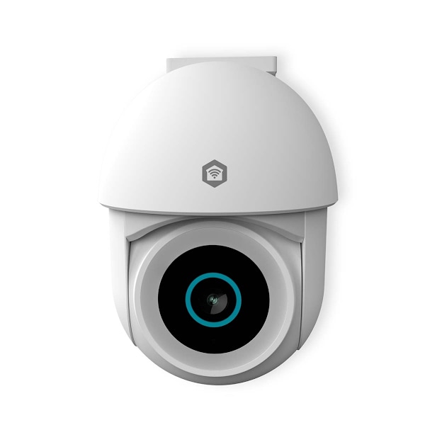SmartLife utomhuskamera | Wi-Fi | Spotlight | 3MP Full HD 1296p | Panorering | IP65 | Cloud Storage (tillval) / microSD (ingår ej) / Onvif | 5 V DC |