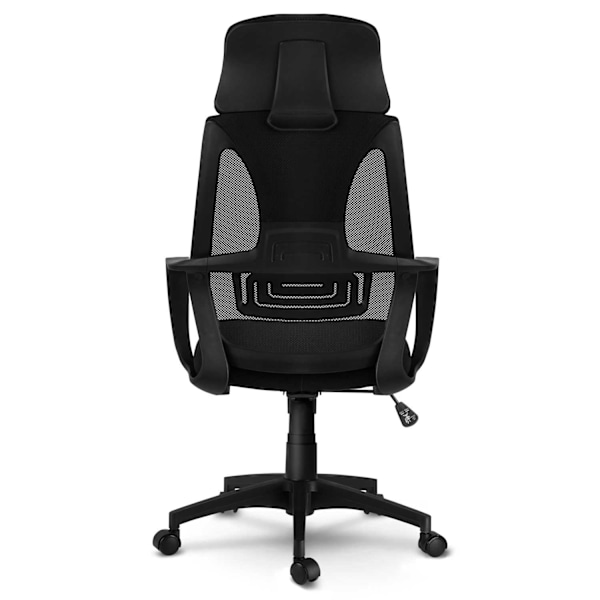Kontorstol med micro mesh Praga - sort