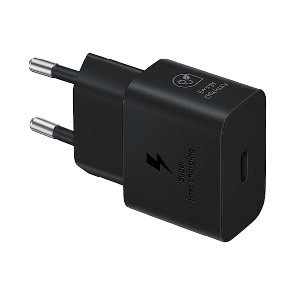 Samsung GaN USB-C 25W SFC väggladdare, svart