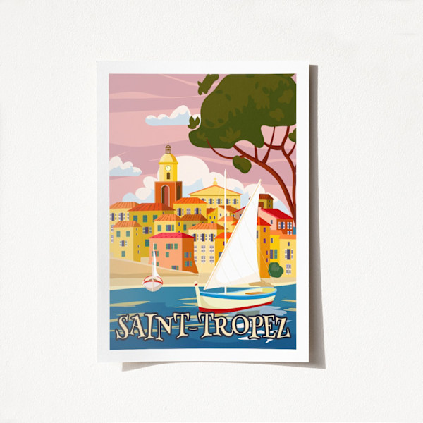 Juliste A3 Saint Tropez - 2008