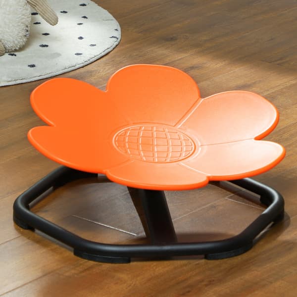 Sensorisk barnstol, roterande balanssits, plast, orange