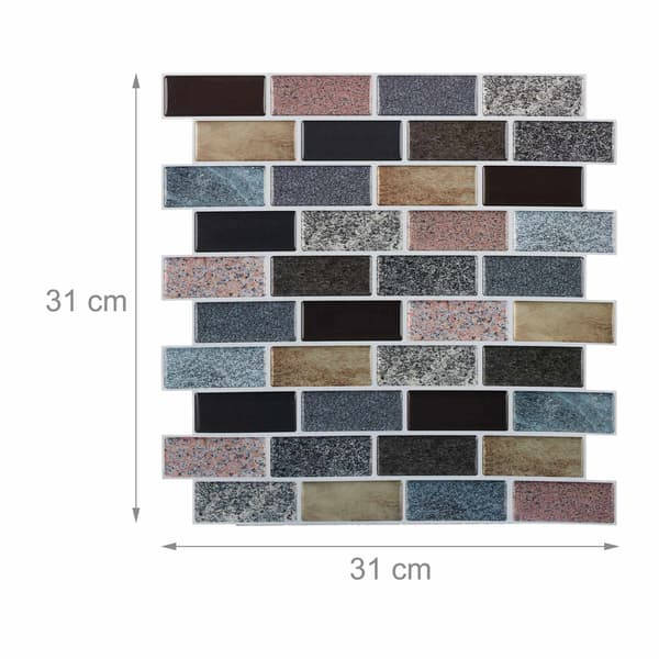 10 kpl laattakiviseinätarroja