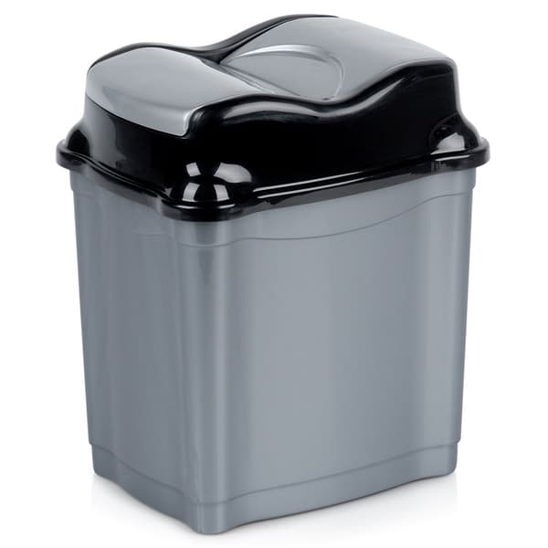 Muovinen roskakori harmaa 5l