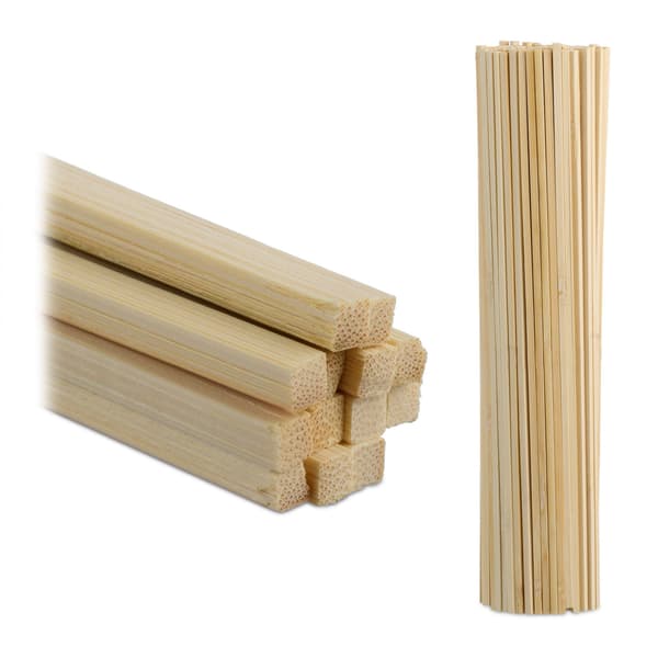 set med 200 bambupinnar 30 cm
