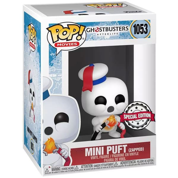 POP-figur Ghostbusters Afterlife Mini Puft Zapped eksklusivt