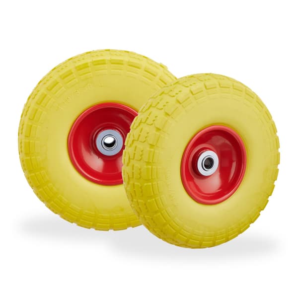 Set med 2 PU-skottkärrdäck