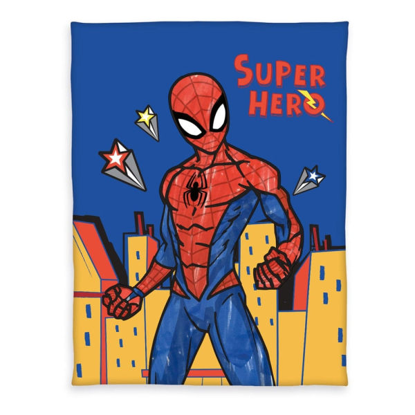 Spider-Man Fleece -peitto Super Hero 130 x 170 cm