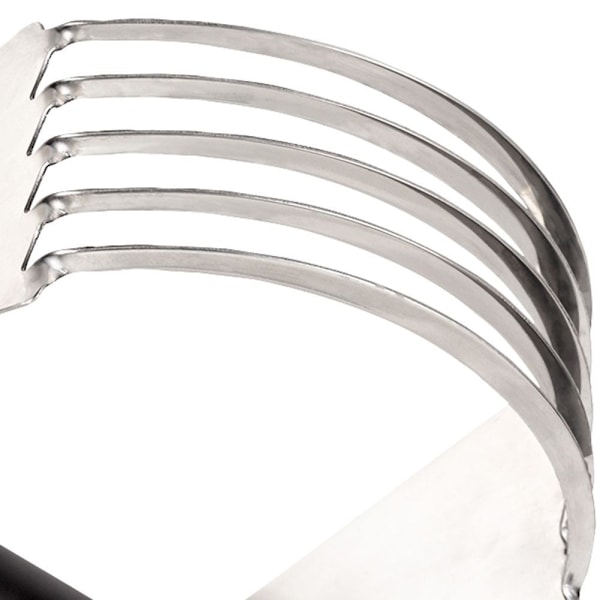 Degblandare med 5 rostfria blad och soft touch-handtag