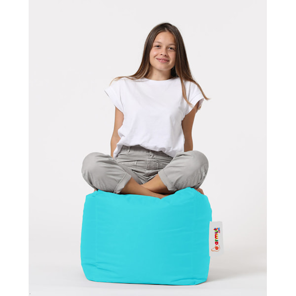 Garden Pouff Square Pouf - turkoosi