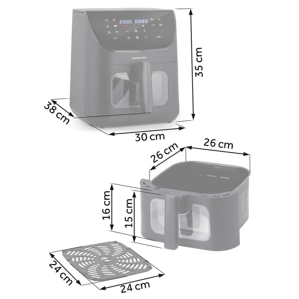 Airfryer Berdsen BD-660 sort