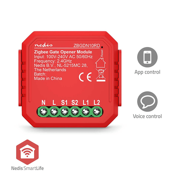 SmartLife Power Switch | Zigbee 3.0 | 2,5 W | Terminalforbindelse | App tilgængelig til: Android™ / IOS