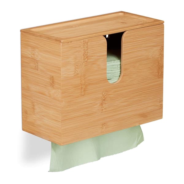 Pappershandduksautomat Bambu Med Lock