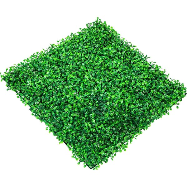 Konstgjorda buxbompaneler, UV-resistenta, 48-pack 25x25 cm