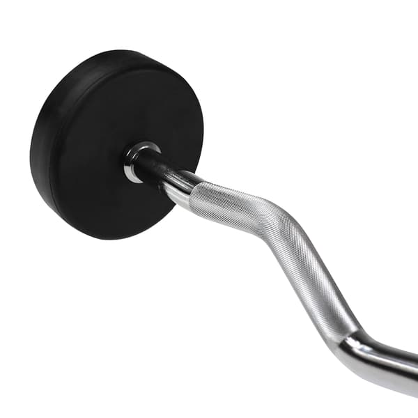 35 kg Gummibelagd Curl Bar