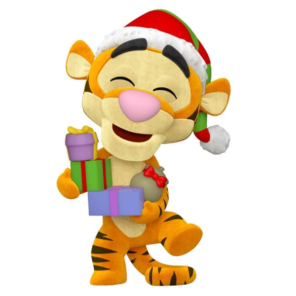 Disney Holiday Tigger Flocked pehmolelu, Exclusive Edition