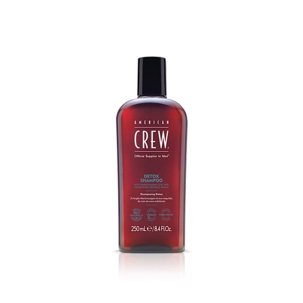 American Crew, Detox, Vegan, Hair Shampoo, For Regulation Of Excessive Sebum, 250 ml