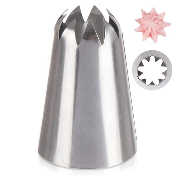 Stjärnspritare i rostfritt stål – 2 cm diameter