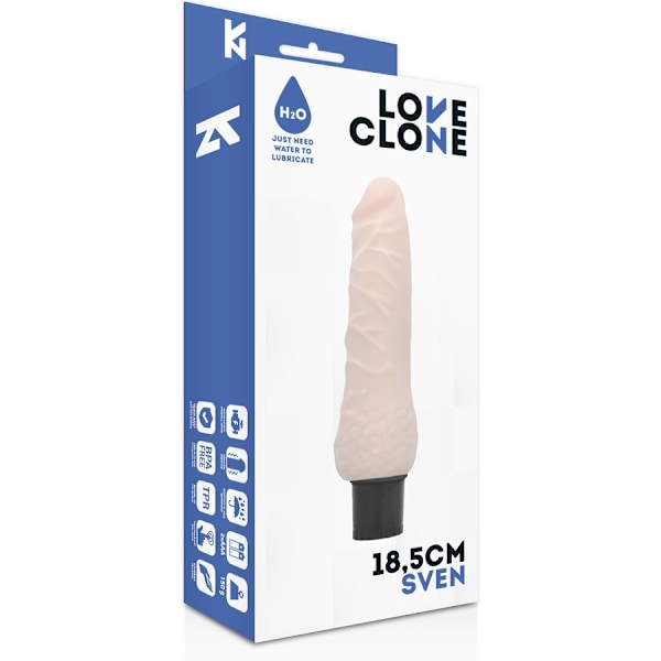 Loveclone - Sven Self Lubrication Vibrator 18,5 Cm -O- 3,3 Cm