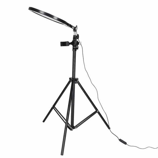 LED-rengasvalo, jossa on 3 väritilaa