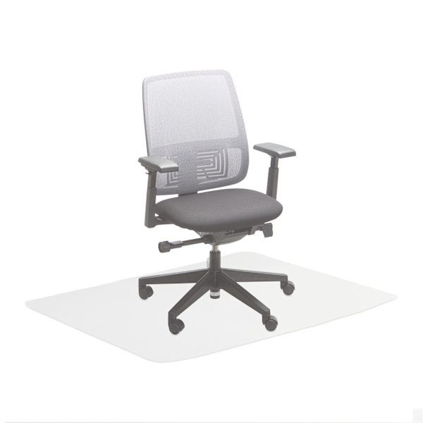 Transparent golvskydd kontorsstol