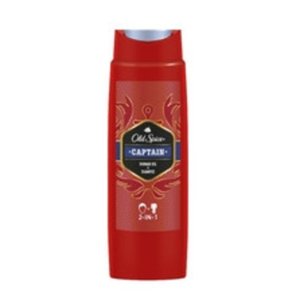 Old Spice - Captain Shower Gel + Shampoo - Shower gel for body and hair 675ml