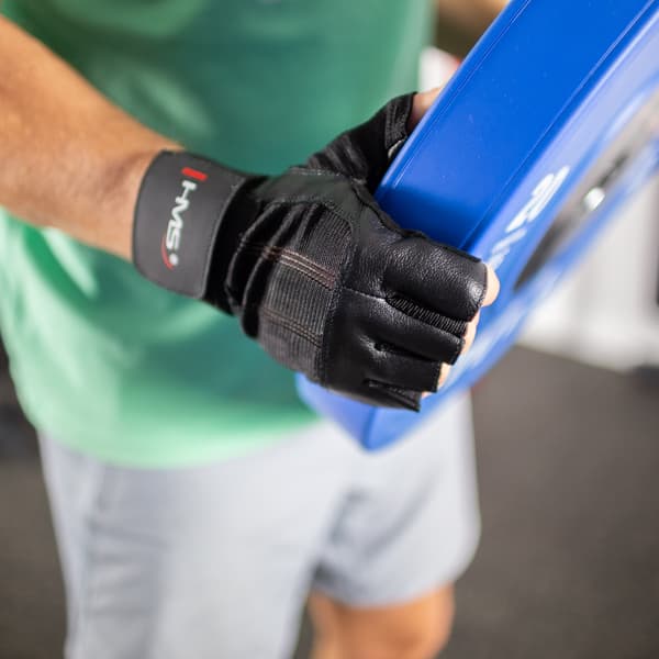 Fitnesshandsker, sorte, str. S