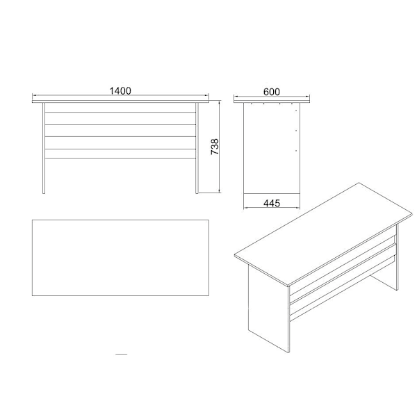 Studiebord Vo1-W