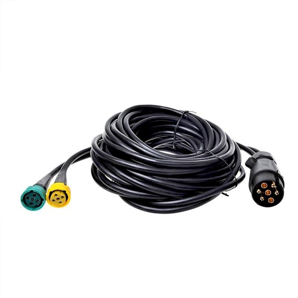 Ledningsnet 7M med stik 7-polet og 2x stik 5-polet