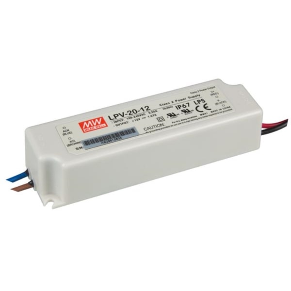 Hakkurivirtalähde - yksi lähtö - 20 W - 12 V