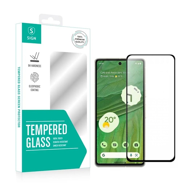 SiGN 2.5D Skärmskydd i härdat glas för Google Pixel 7 5G